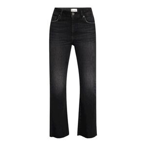 Frame Le Crop Mini Boot Claudius Black Jeans Denim Pants Designer Size 28 NWOT